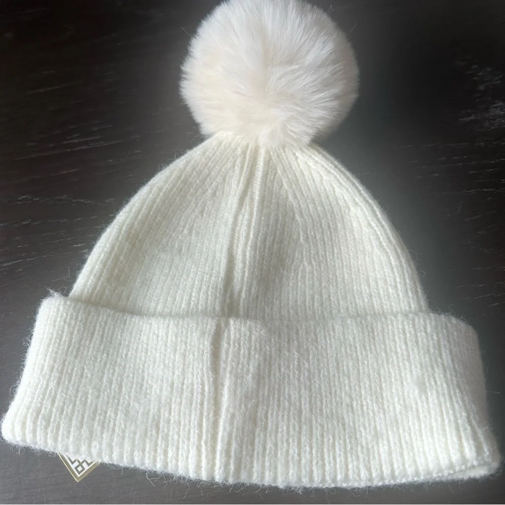 Shiraleah Pink and Green Knit Hat